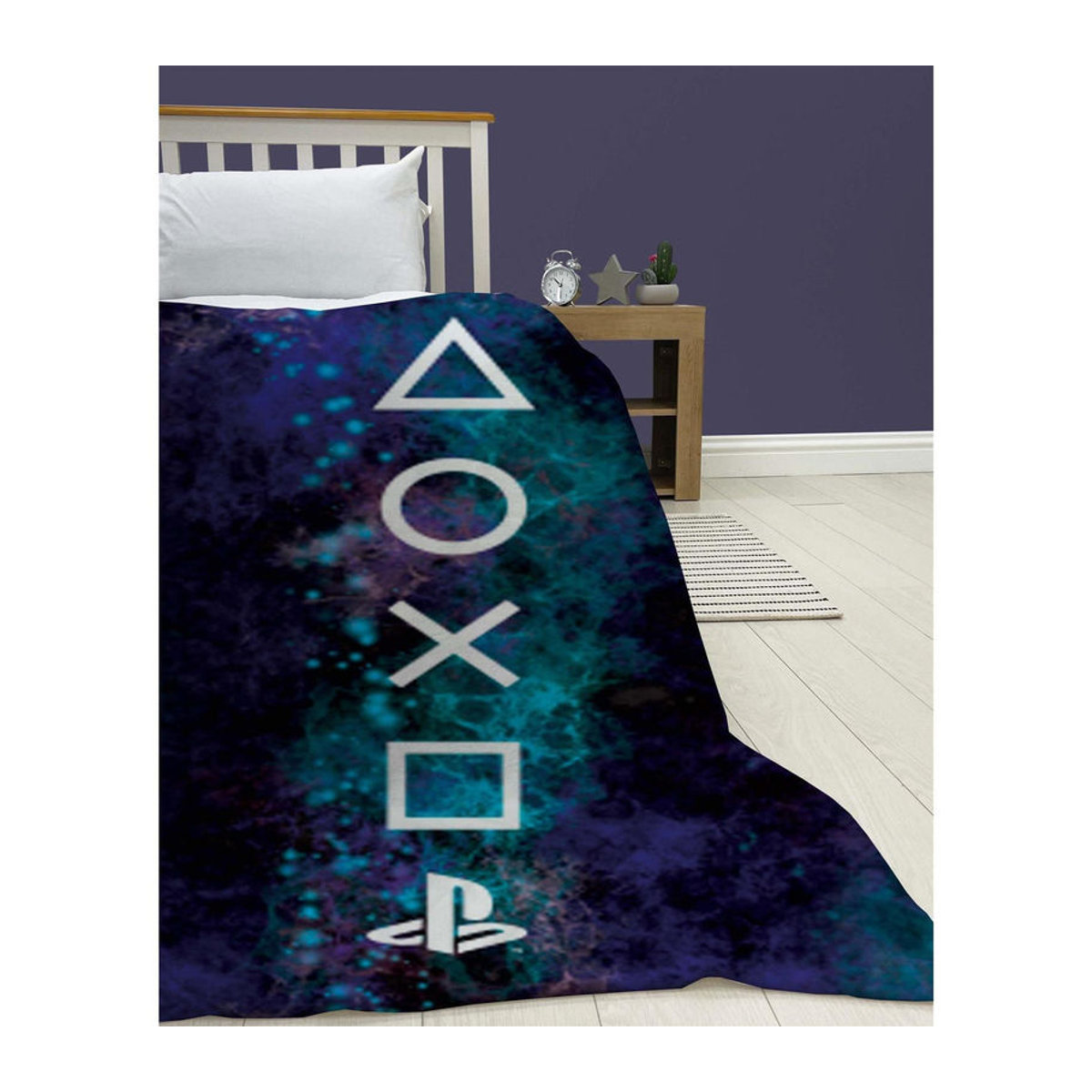 Playstation Fleecedecke Nebula in Schwarz, Breite: 150 cm - Bild 3