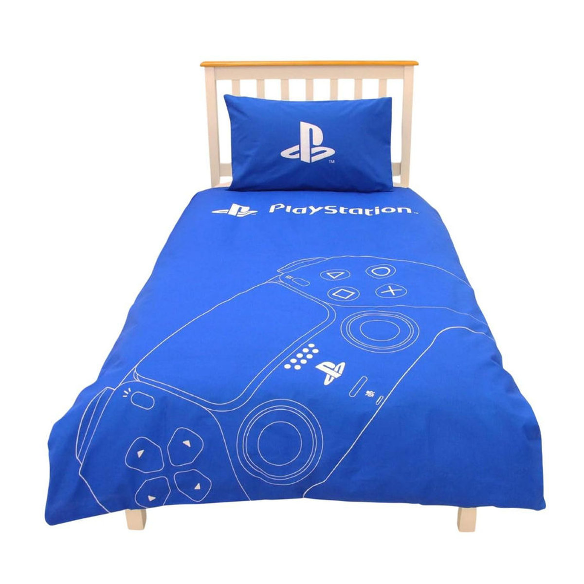 Playstation Game Controller Wendebettwäscheset Single in Blau - Bild 3