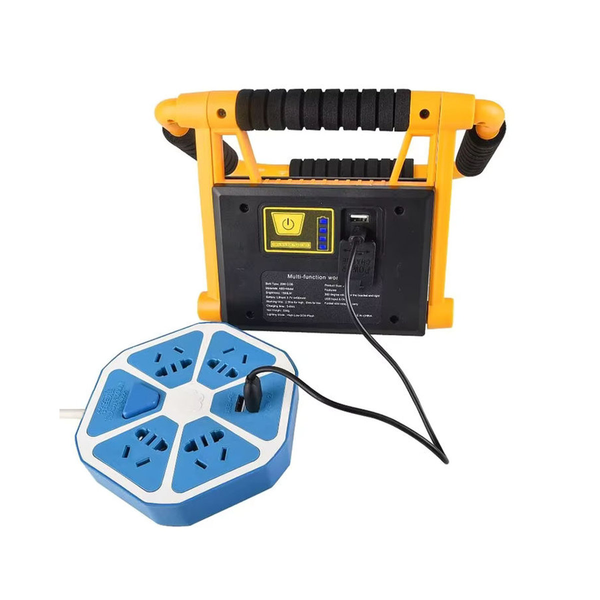 POCKETMAN COB LED Arbeitsscheinwerfer 300W wiederaufladbarer Suchscheinwerfer wasserdichte Arbeitslampe und Flutlicht für Camping - Bild 3