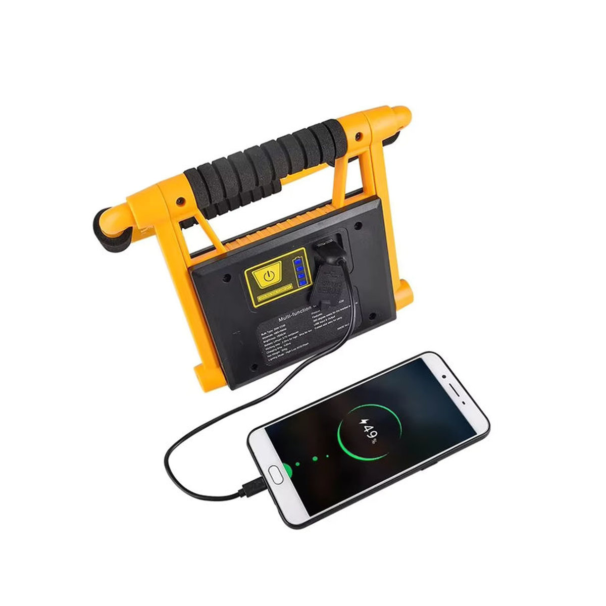 POCKETMAN COB LED Arbeitsscheinwerfer 300W wiederaufladbarer Suchscheinwerfer wasserdichte Arbeitslampe und Flutlicht für Camping - Bild 5