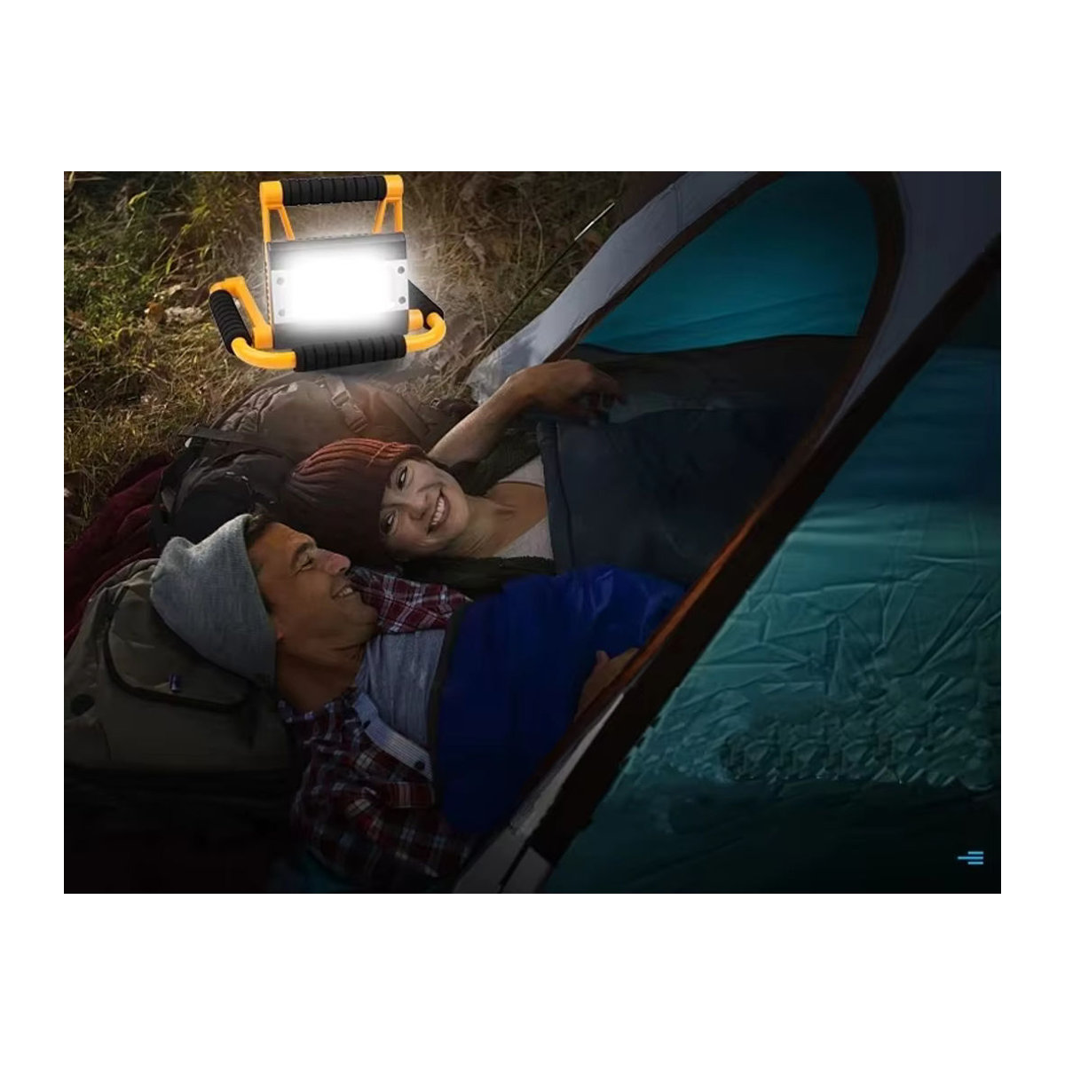 POCKETMAN COB LED Arbeitsscheinwerfer 300W wiederaufladbarer Suchscheinwerfer wasserdichte Arbeitslampe und Flutlicht für Camping - Bild 6