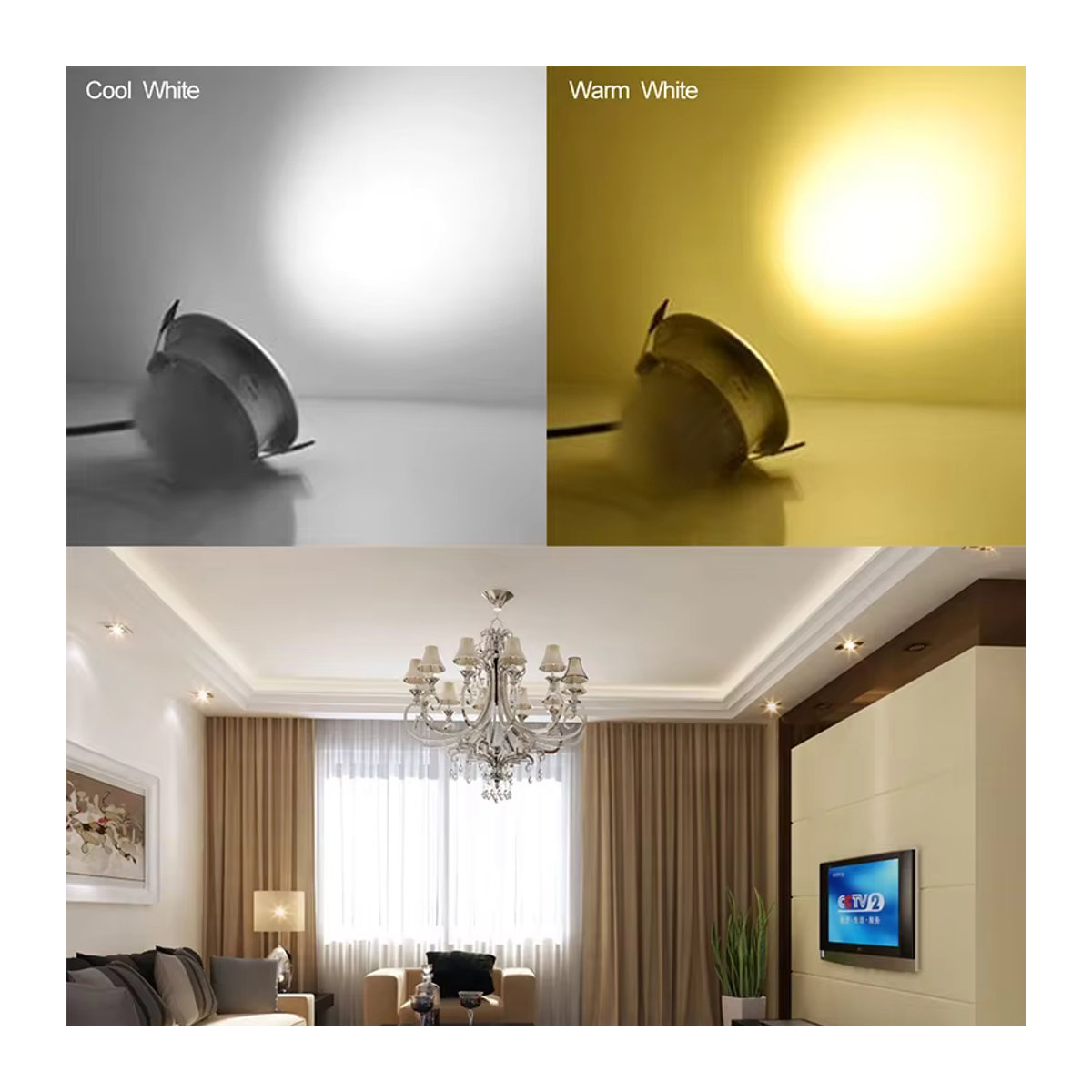 POCKETMAN LED Einbaustrahler Set 10er Pack Runde Deckenleuchten Weiß Minimalistisches Design für Schlafzimmer und Küche - Bild 4