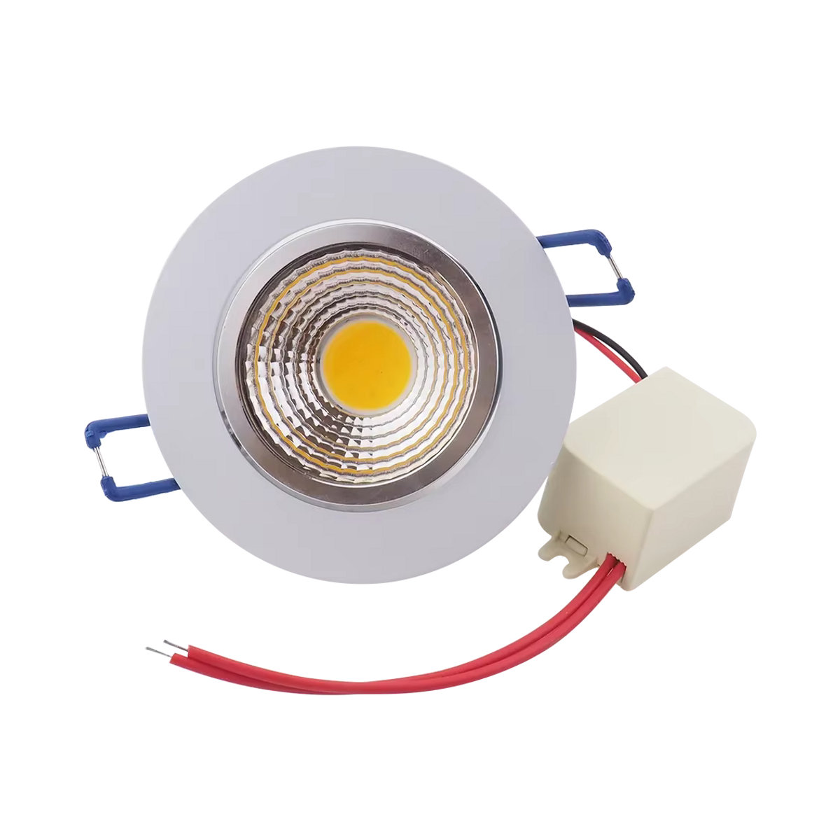 POCKETMAN LED Einbaustrahler Set 10er Pack Runde Deckenleuchten Weiß Minimalistisches Design für Schlafzimmer und Küche - Bild 5