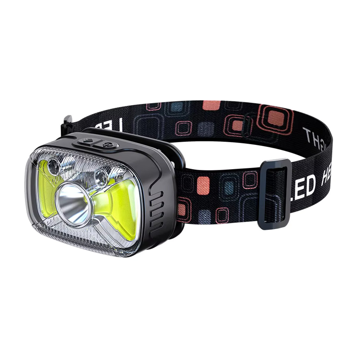 POCKETMAN LED wiederaufladbarer Scheinwerfer mit Bewegungssensor in Weiß und Rot, Taschenlampe mit 7 Modi für Outdoor, Camping und Radfahren - Bild 7
