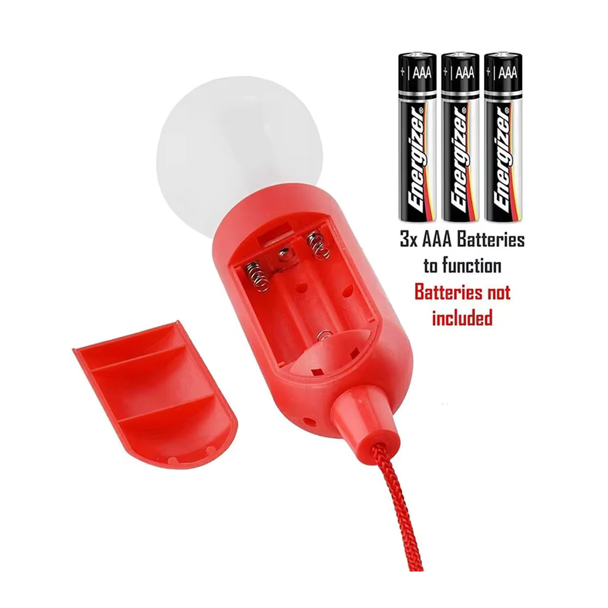 POCKETMAN Retro Tragbare Camping Lampe mit bunten LEDs und Kordel zum Aufhängen für Zelt und Outdoor-Partys - Bild 5