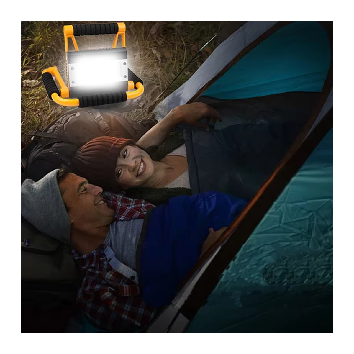 POCKETMAN Tragbarer 200W COB Scheinwerfer, Wiederaufladbare Wasserdichte Camping Lampe für Outdoor und Arbeit - Bild 6