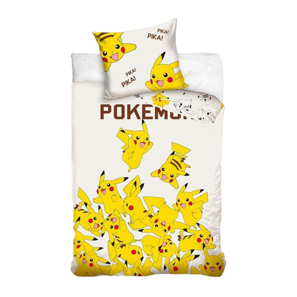 Pokemon Pikachu Bettwäsche Set Single - Bild 1