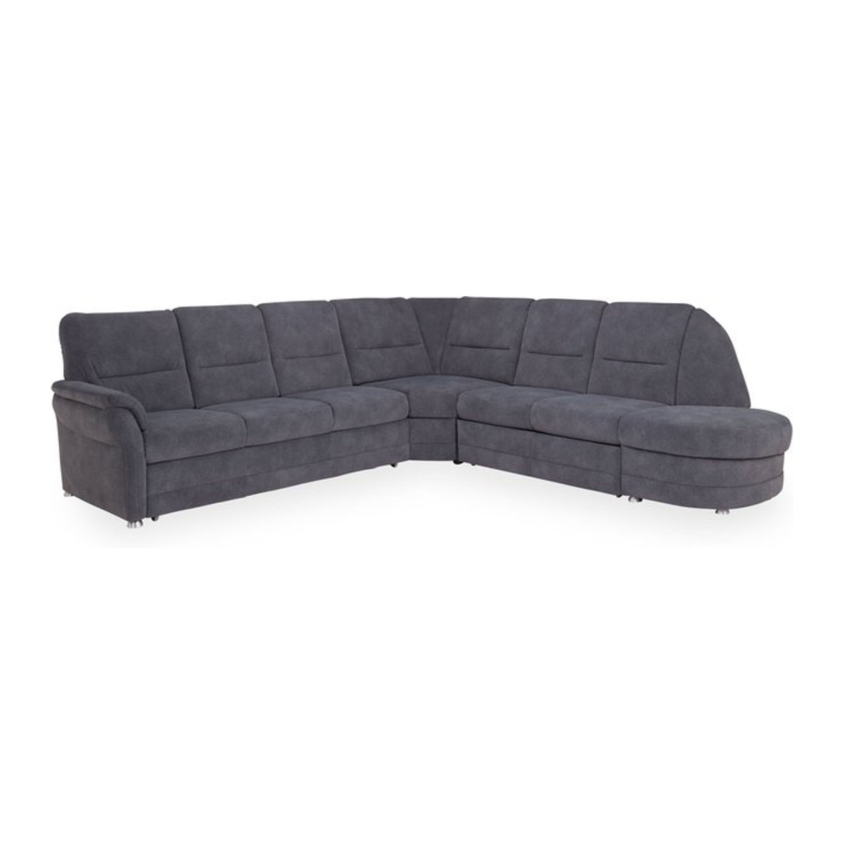Polsterecke SYSTEMPOLSTER PIERRE Ecksofa in Grau mit Stoffbezug, B: 280 cm, T: 197,5 cm - Bild 1