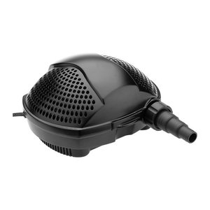 PONTEC PondoMax Filter- und Bachlaufpumpe in Schwarz mit 60 W und 5000 l/h Fördermenge