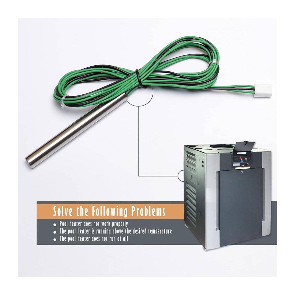 Poolheizung Temperatursensor für Heizungen 206A, 207A, 266A, 267A, 336A 009577F - Bild 5