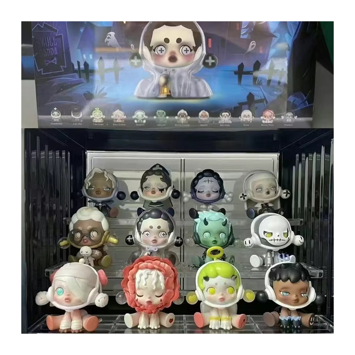 POP MART SKULLPANDA Ancient Castle Serie Actionfigur Blind Box Multicolor - Bild 2