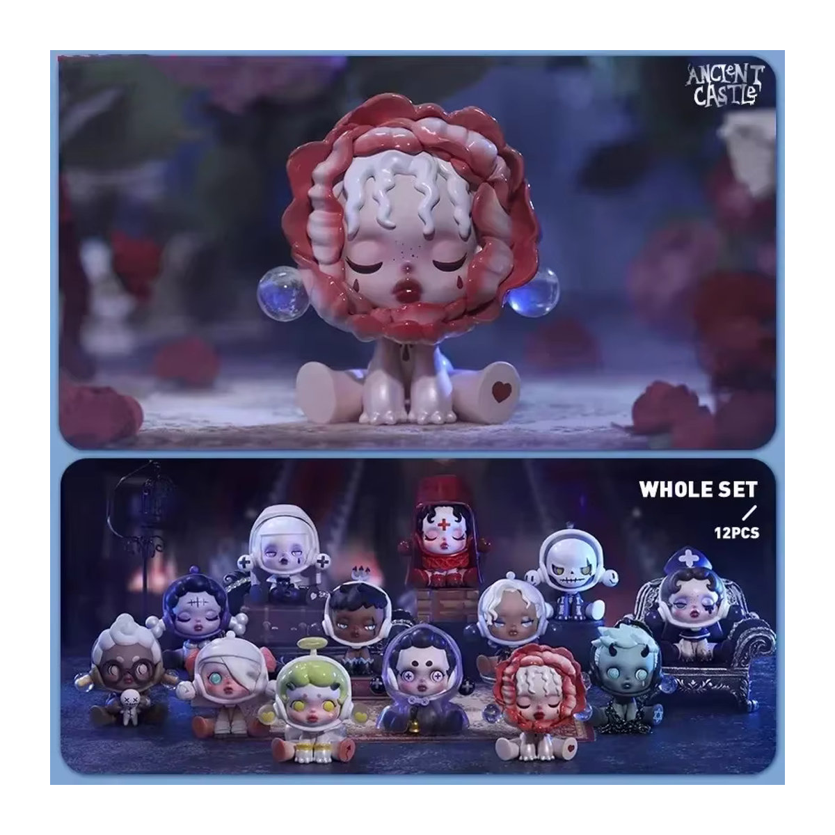 POP MART SkullPanda Ancient Castle Serie Blind Box Mystery Box Anime Figur als Desktop Ornament - Bild 2