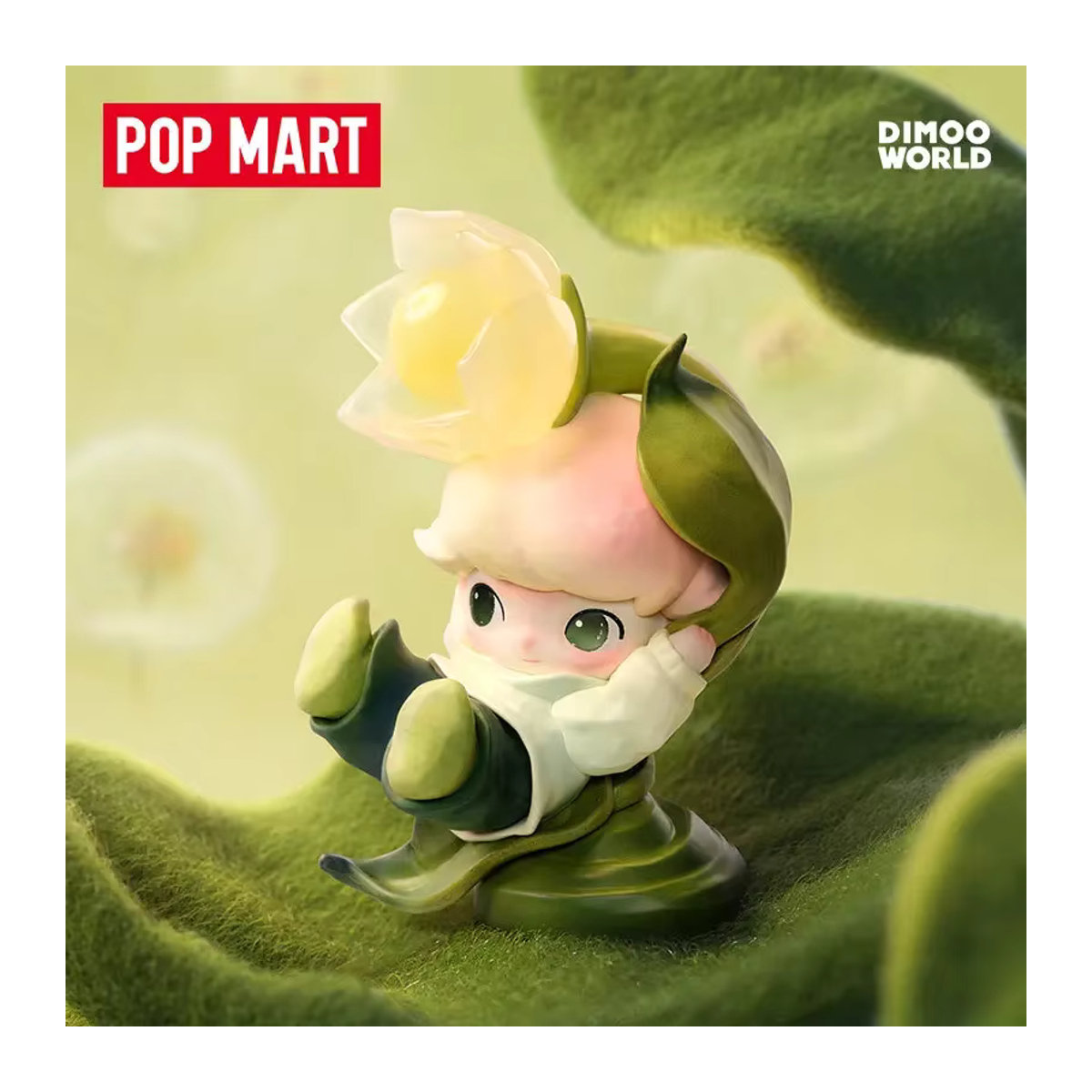 POPMART DIMOO MOMENTS IN BLOOM Serie Blind Box mit mehrfarbigen floralen Anime-Figuren aus Kunststoff - Bild 2
