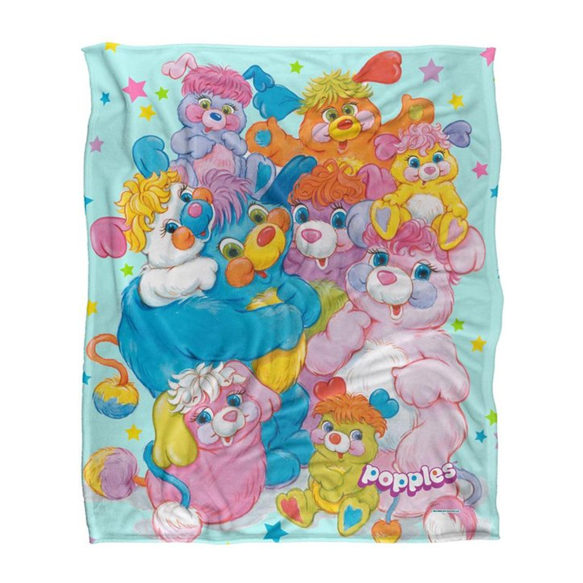 Popples Gruppenfoto Decke in Schwarz, One Size - Bild 1