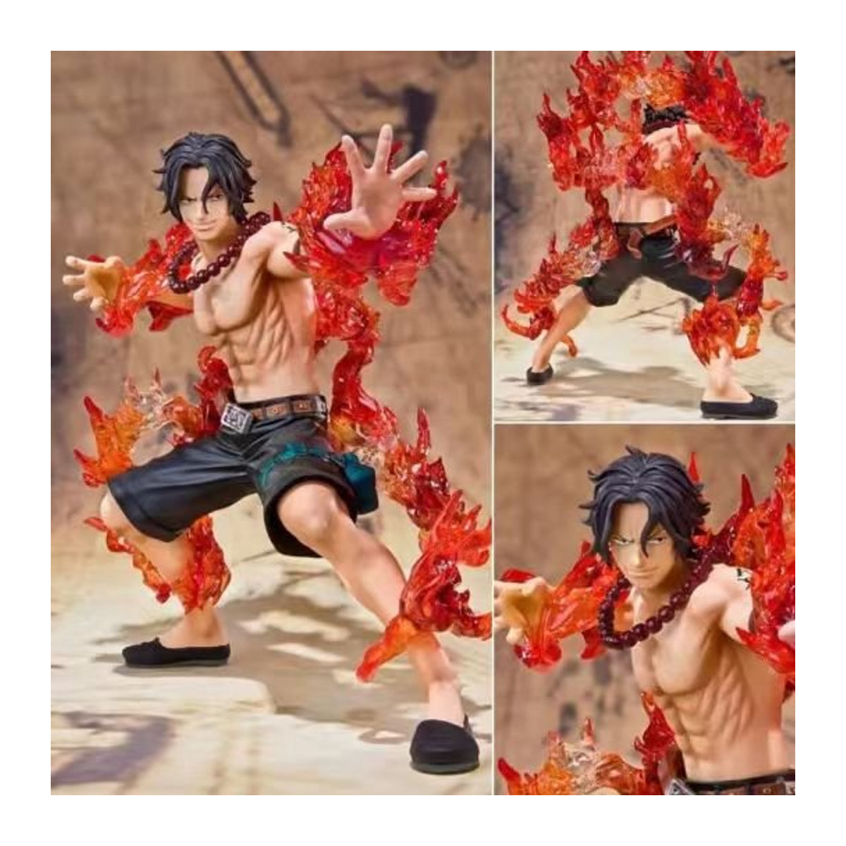 Portgas D. Ace Actionfigur aus PVC von kidsland für Anime-Liebhaber, mehrfarbiges Modell aus Kunststoff - Bild 1