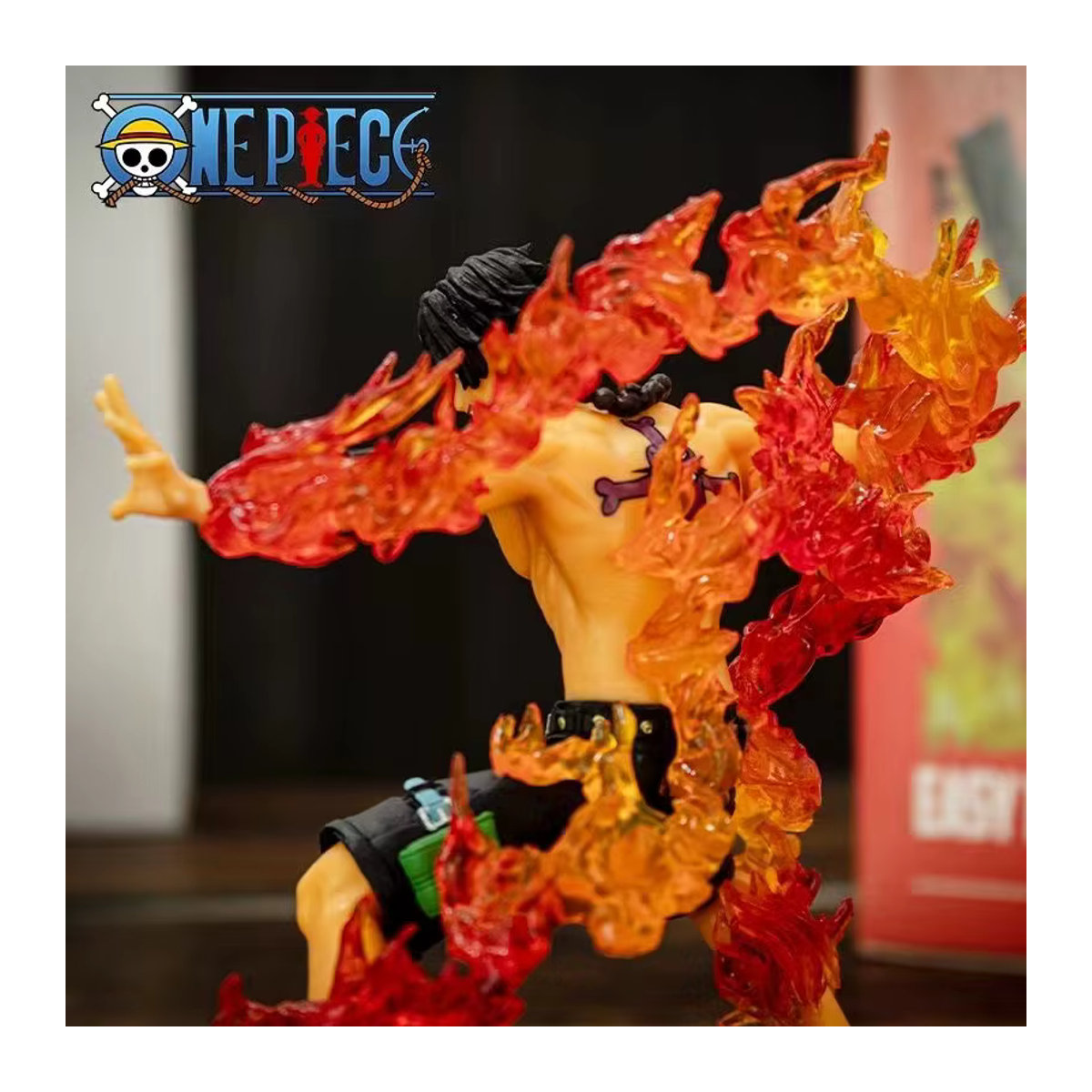 Portgas D. Ace Actionfigur aus PVC von kidsland für Anime-Liebhaber, mehrfarbiges Modell aus Kunststoff - Bild 2