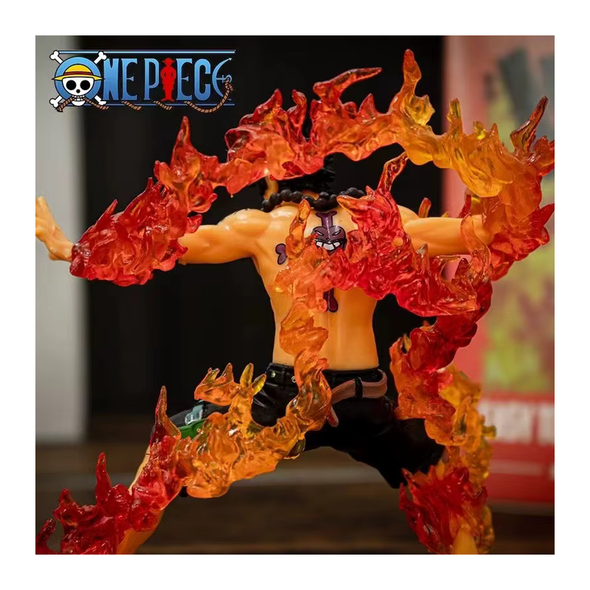 Portgas D. Ace Actionfigur aus PVC von kidsland für Anime-Liebhaber, mehrfarbiges Modell aus Kunststoff - Bild 3