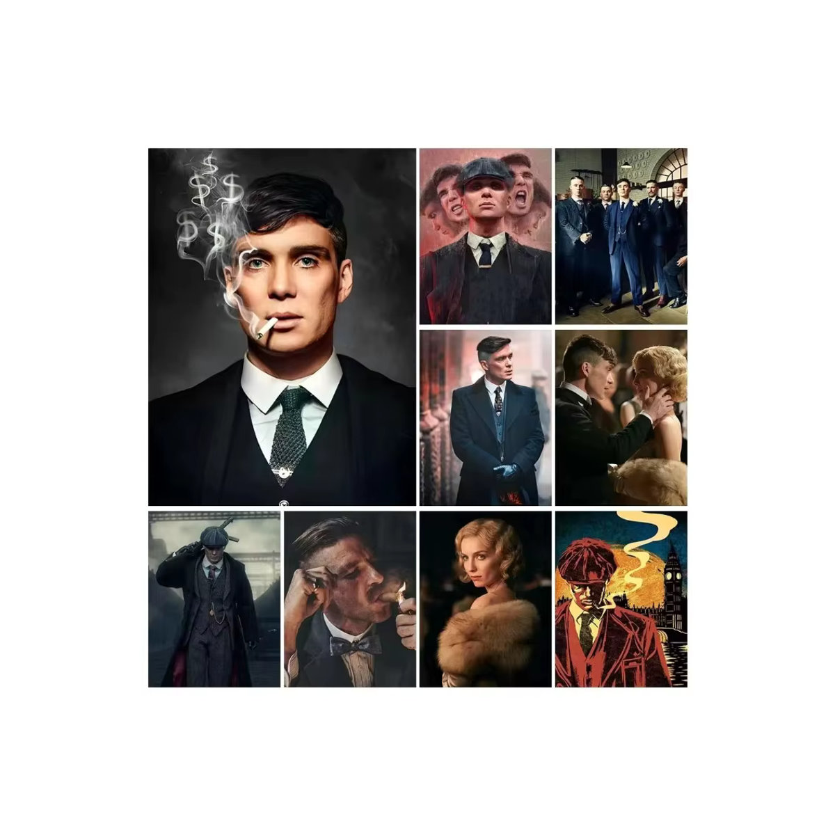 Potdemiel Malset Malen nach Zahlen Peaky Blinders Ölgemälde DIY Leinwand Set - Bild 2