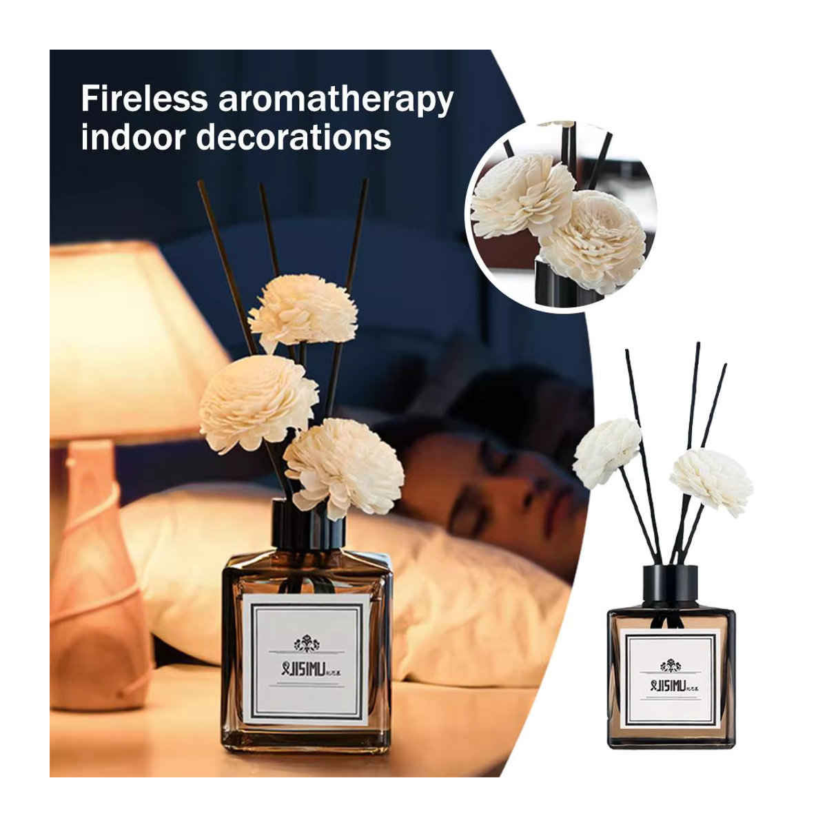 Potpourri mit Trockenblumen für die Aromatherapie und zur Raumduftentfaltung im Badezimmer - Bild 2