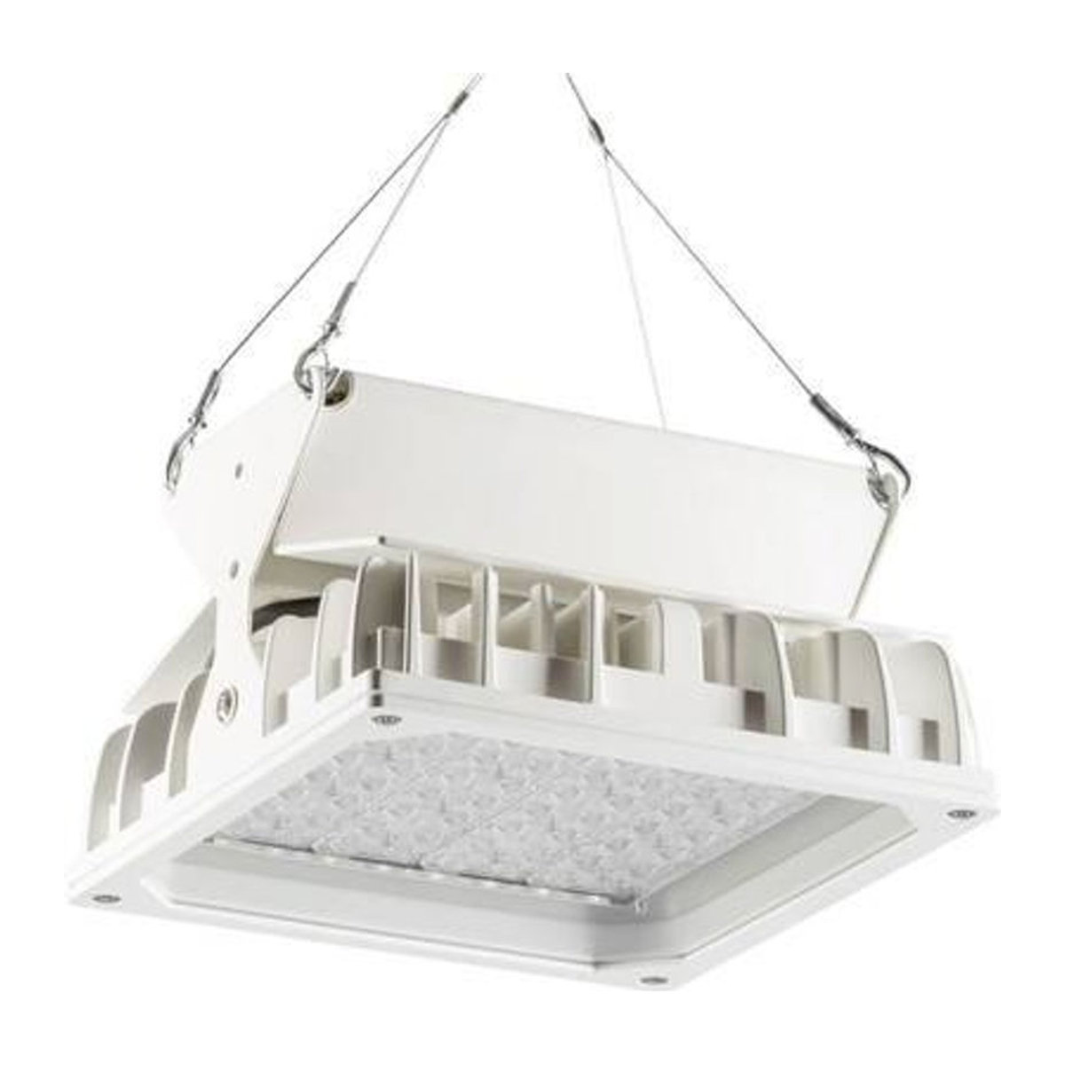 Pracht LED Außenstrahler in Weiß aus Glas und Aluminium - Bild 1