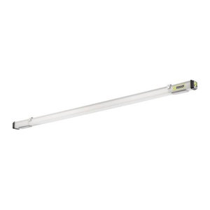 Pracht LED-Feuchtraumleuchte Deckenlampe in Weiß mit 30W und transparentem Design aus Kunststoff und Edelstahl