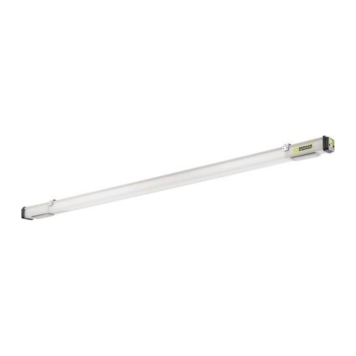 Pracht LED-Feuchtraumleuchte Deckenlampe in Weiß mit transparentem Kunststoff und Edelstahl im minimalistischen Industrial-Design, 37W - Bild 1