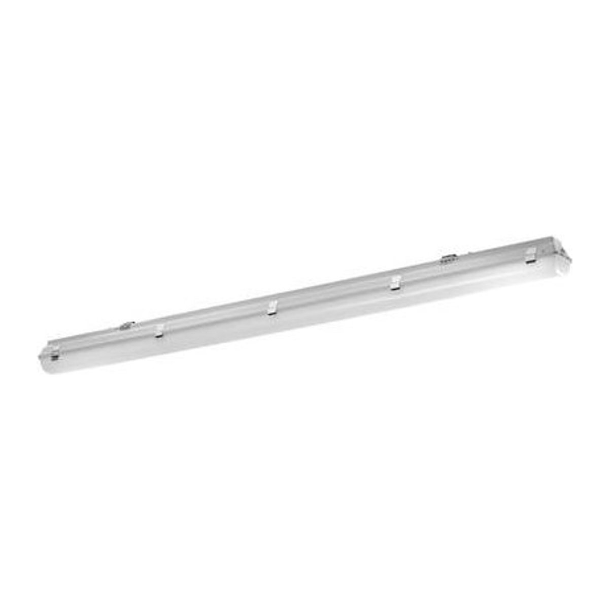 Pracht LED-Feuchtraumleuchte Deckenlampe mit integriertem LED-Leuchtmittel, 71W, Weiß/Grau - Bild 1