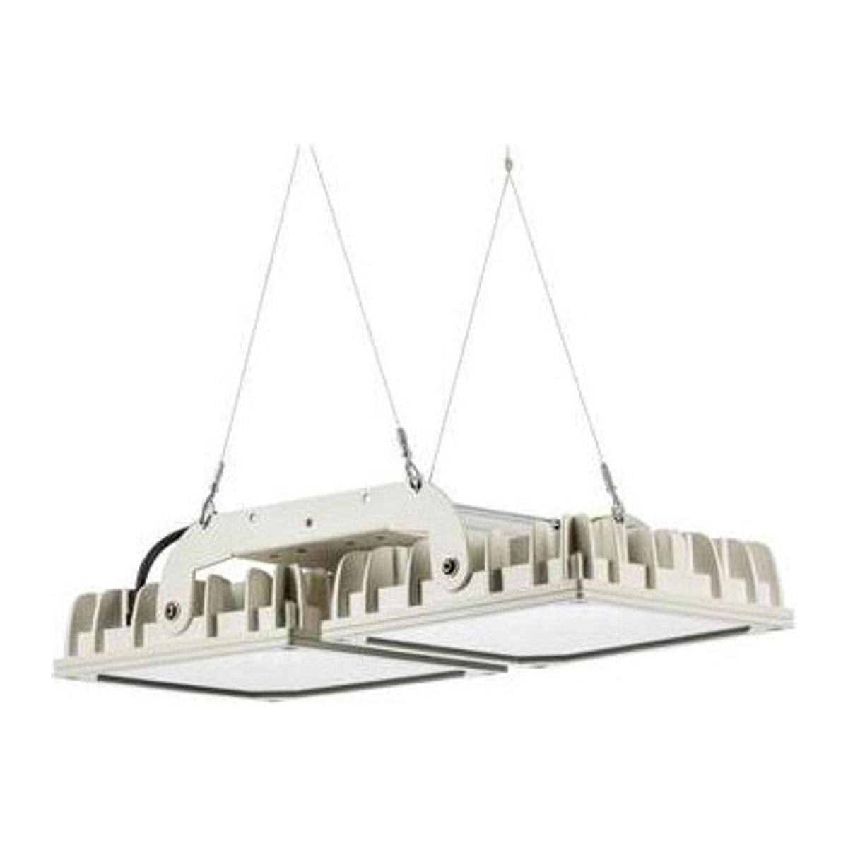 Pracht LED-Hallenstrahler in Weiß aus Glas und Aluminium - Bild 1