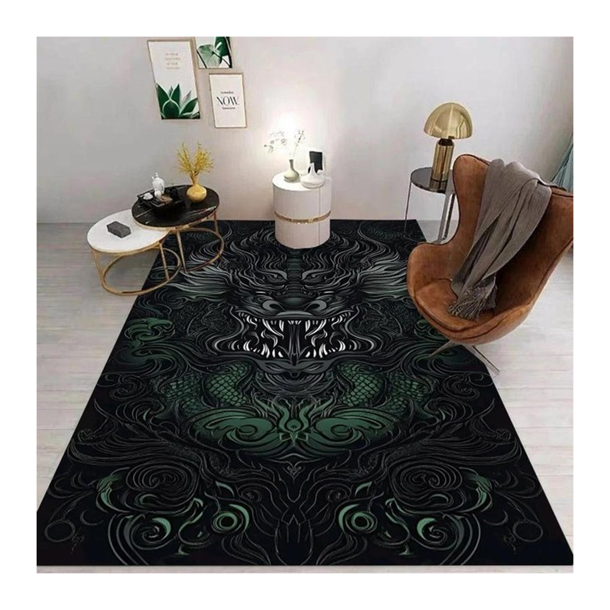 Prajna Cartoon Teppich Rutschfeste und Waschbare Matte für Wohnzimmer, Schlafzimmer, Küche oder Balkon B: 50 cm, T: 80 cm - Bild 1