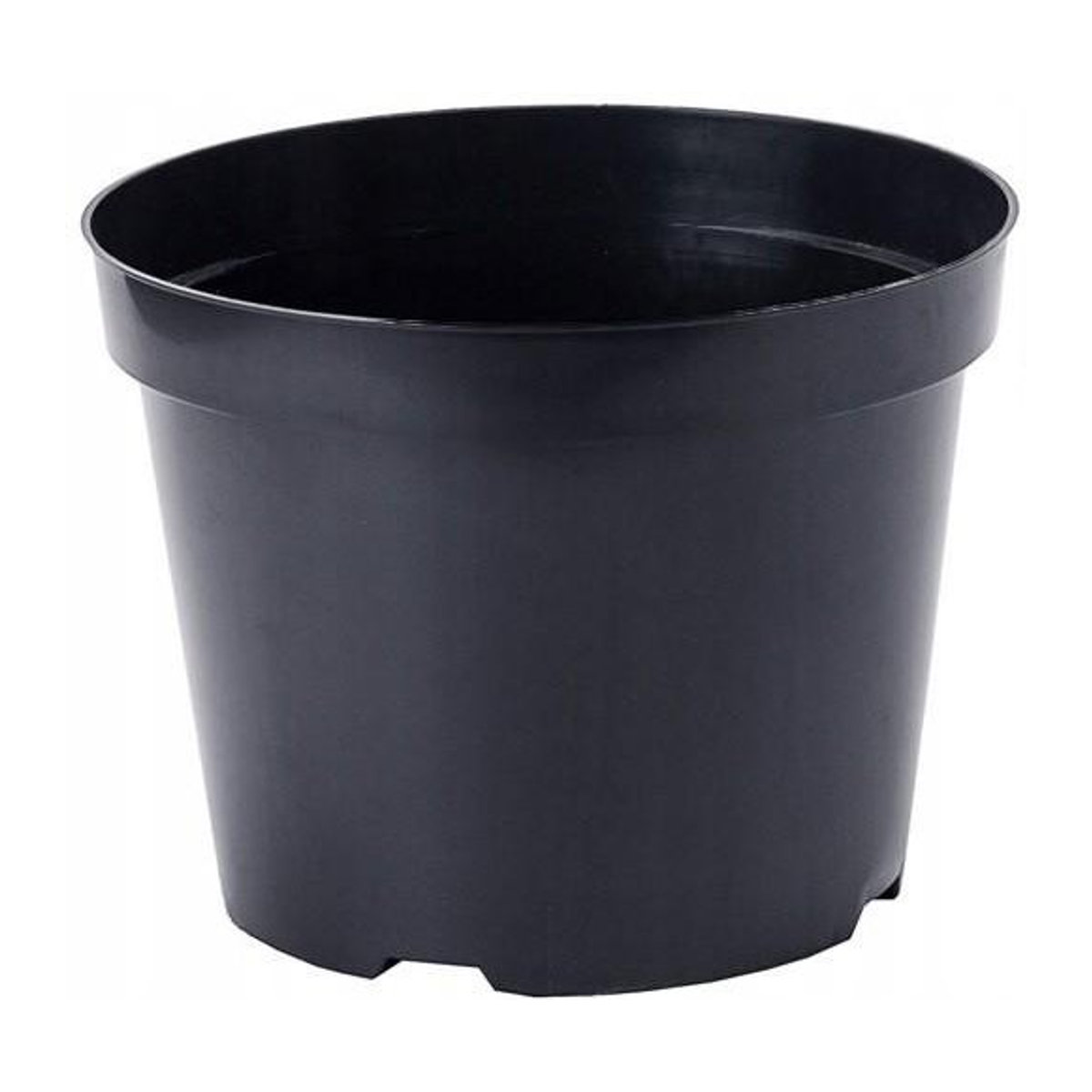 Produktionsblumentopf von Super Merchant in Schwarz mit 29 cm Durchmesser und 10 l Volumen - Bild 1