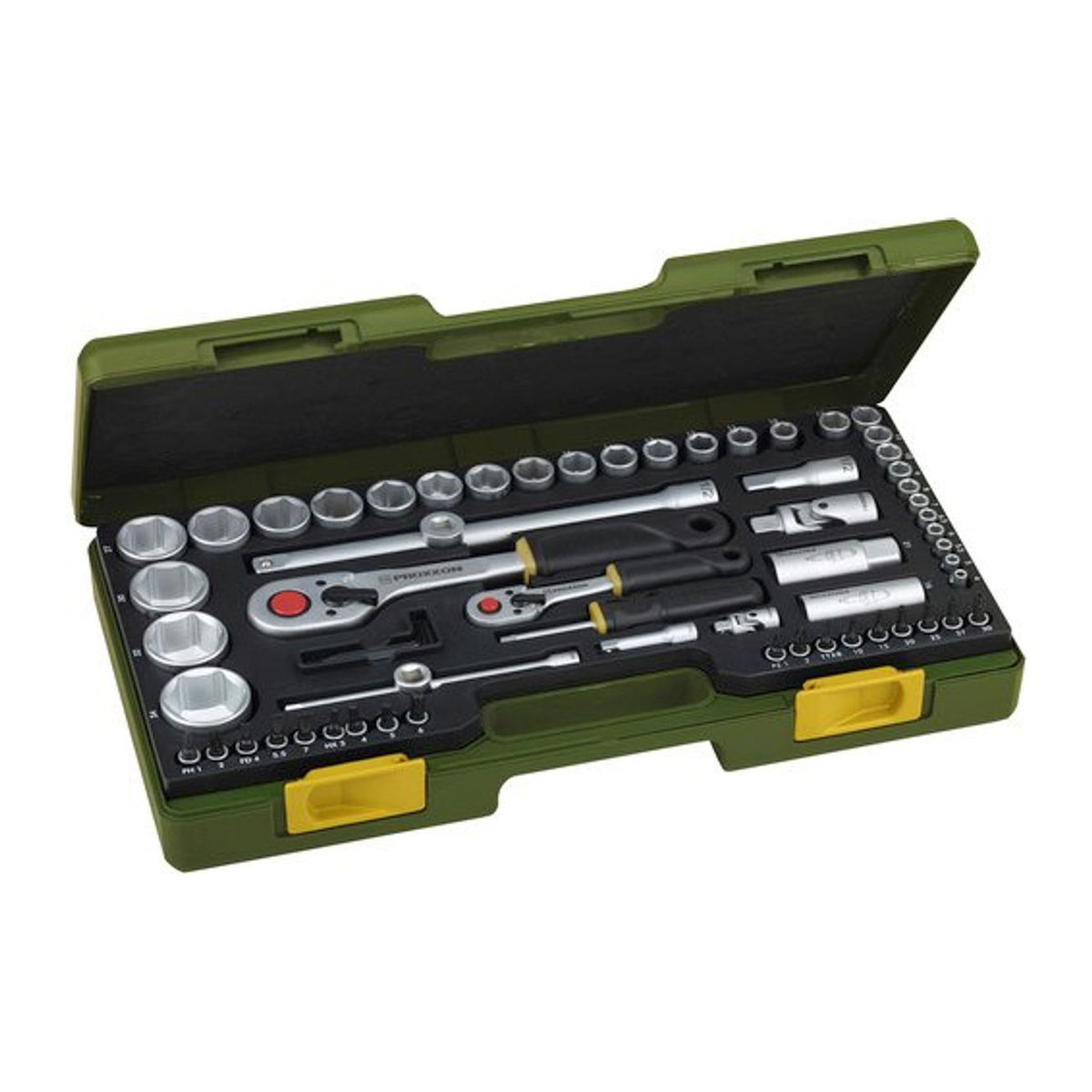 Proxxon Industrial Steckschlüsselsatz metrisch 65-teilig aus Stahl - Bild 2