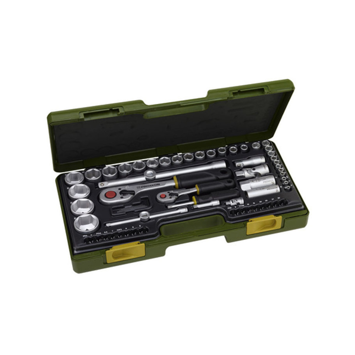 Proxxon Industrial Steckschlüsselsatz metrisch 65-teilig aus Stahl - Bild 3