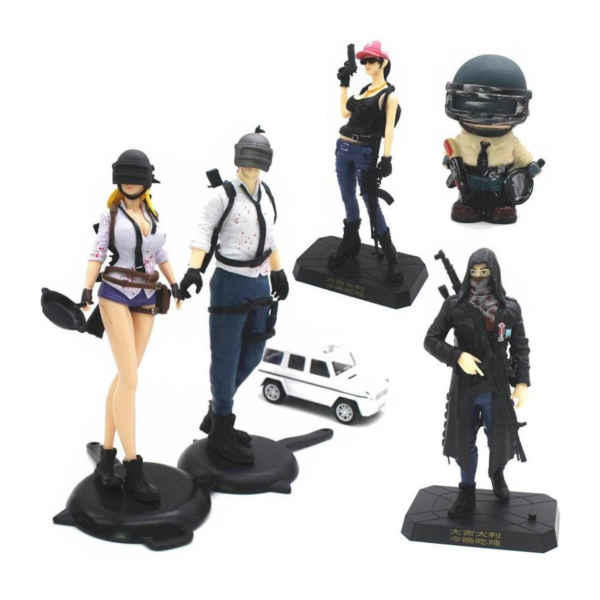 PUBG PlayerUnknowns Anime-Figur aus PVC als Tortenaufsatz und Geburtstagstorten-Dekoration für Kinder und Jungen - Bild 1