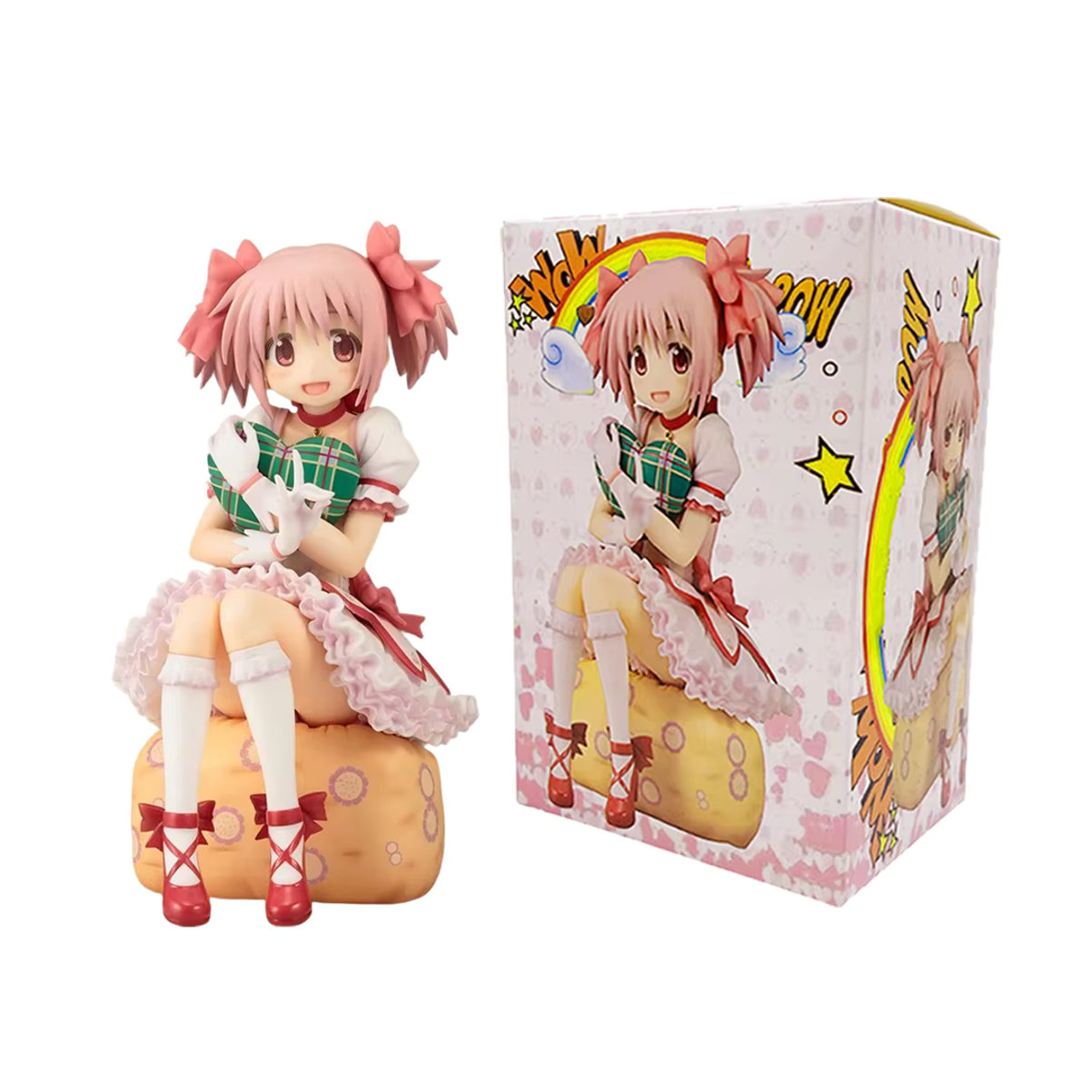 Puella Magi Madoka Magica Anime Figur Madoka Kaname in Rosa, PVC Modell Puppe für die Desktop Dekoration, Höhe: 14 cm - Bild 3