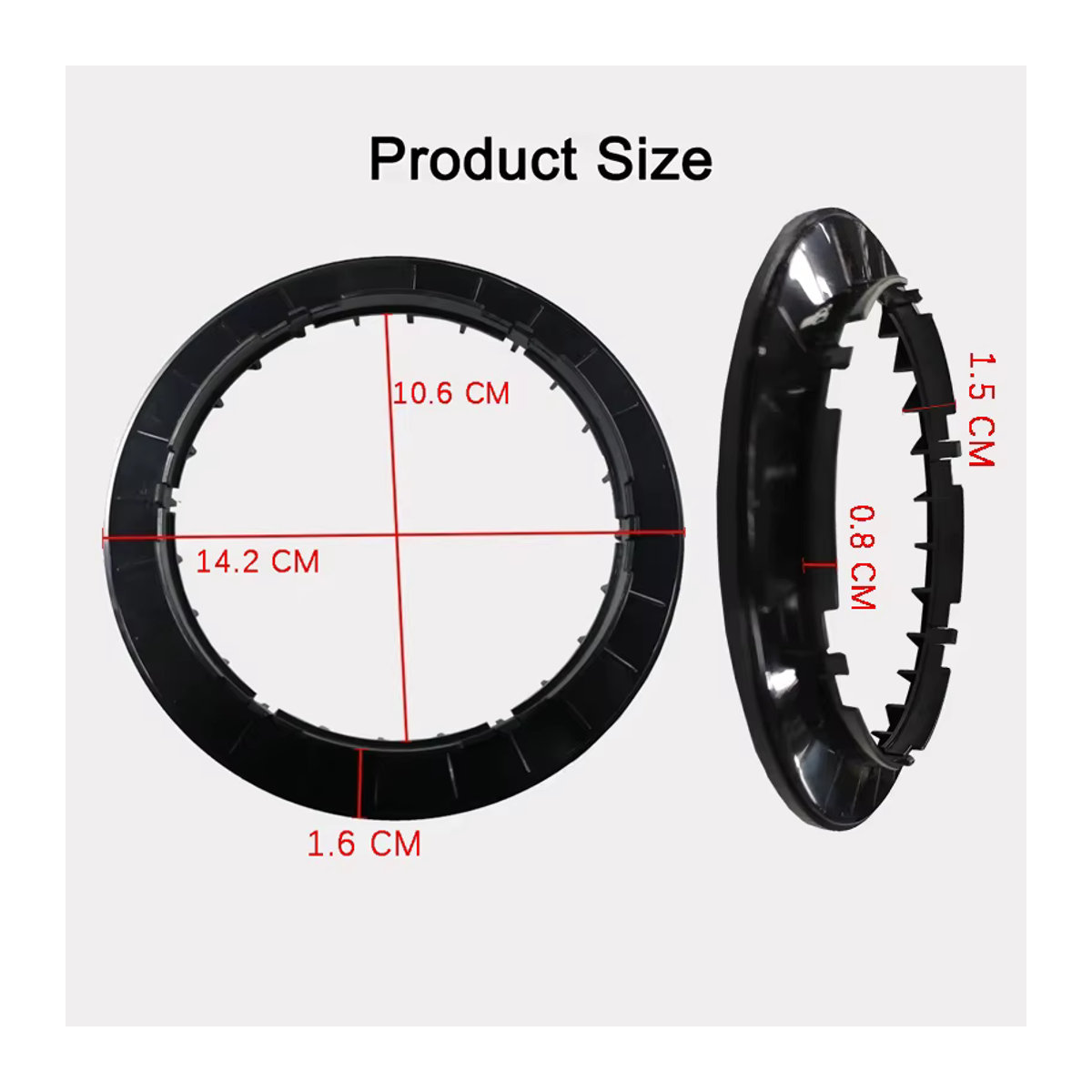 Purerobo W-R3S W-R1 Fensterputzroboter Ersatzteil Mopphalter runder Ring Schwarz - Bild 5