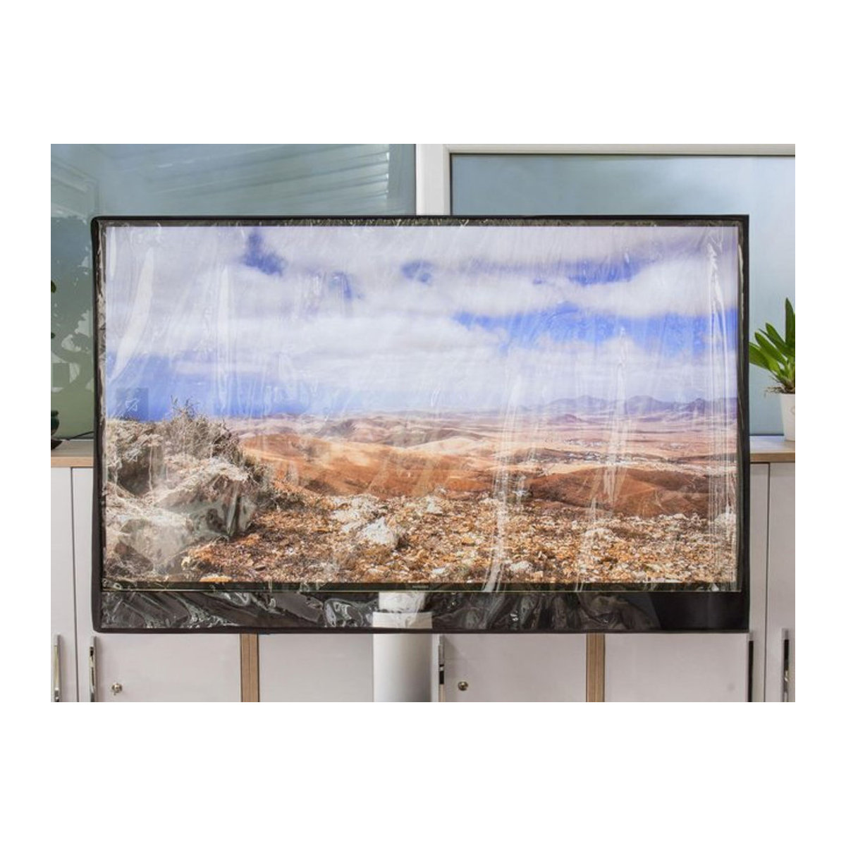 Python Series TV-Cover Universalschutz für TV oder Monitor wetterfest Indoor und Outdoor B: 78 cm, T: 48 cm, für 28 bis 32 Zoll - Bild 1