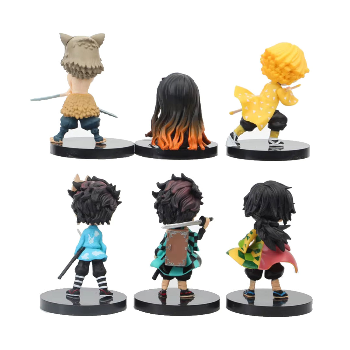Q Posket Dämon Slayer Kimetsu no Yaiba Figuren Set aus PVC, 6 Stück, mehrfarbig - Bild 4
