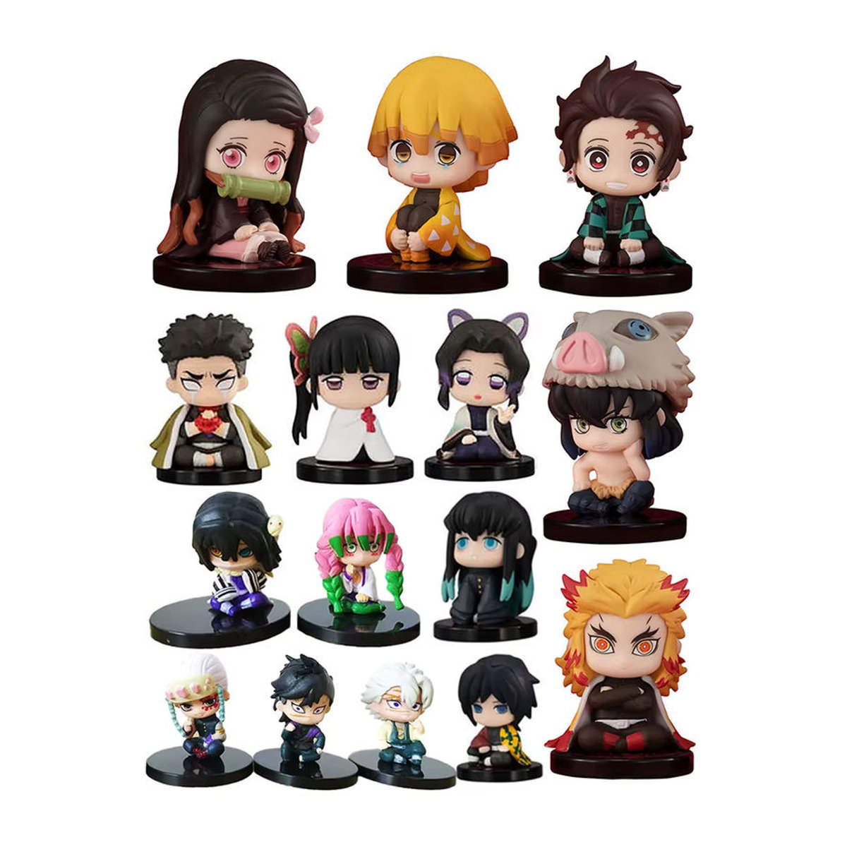 Q Posket Demon Slayer Kimetsu no Yaiba Figuren aus Kunststoff, mehrfarbig, Desktop-Dekoration - Bild 5
