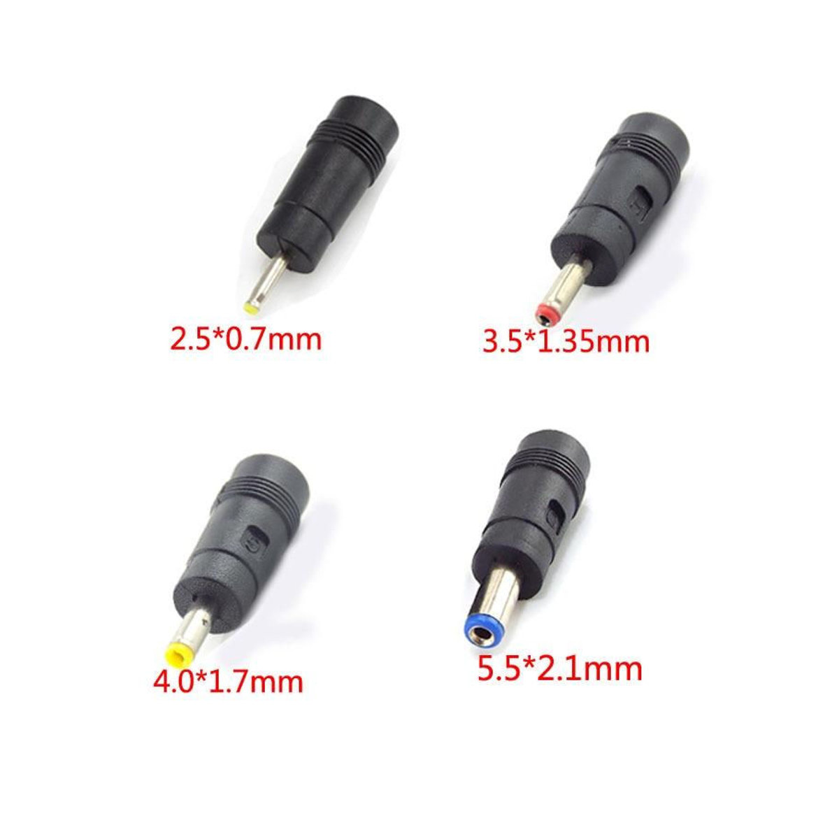 QH1 Netzteil Ladegerät Adapter Konverter DC 6V 1A AC 100-240V mit 3,5x1,35mm Stecker Schwarz - Bild 3