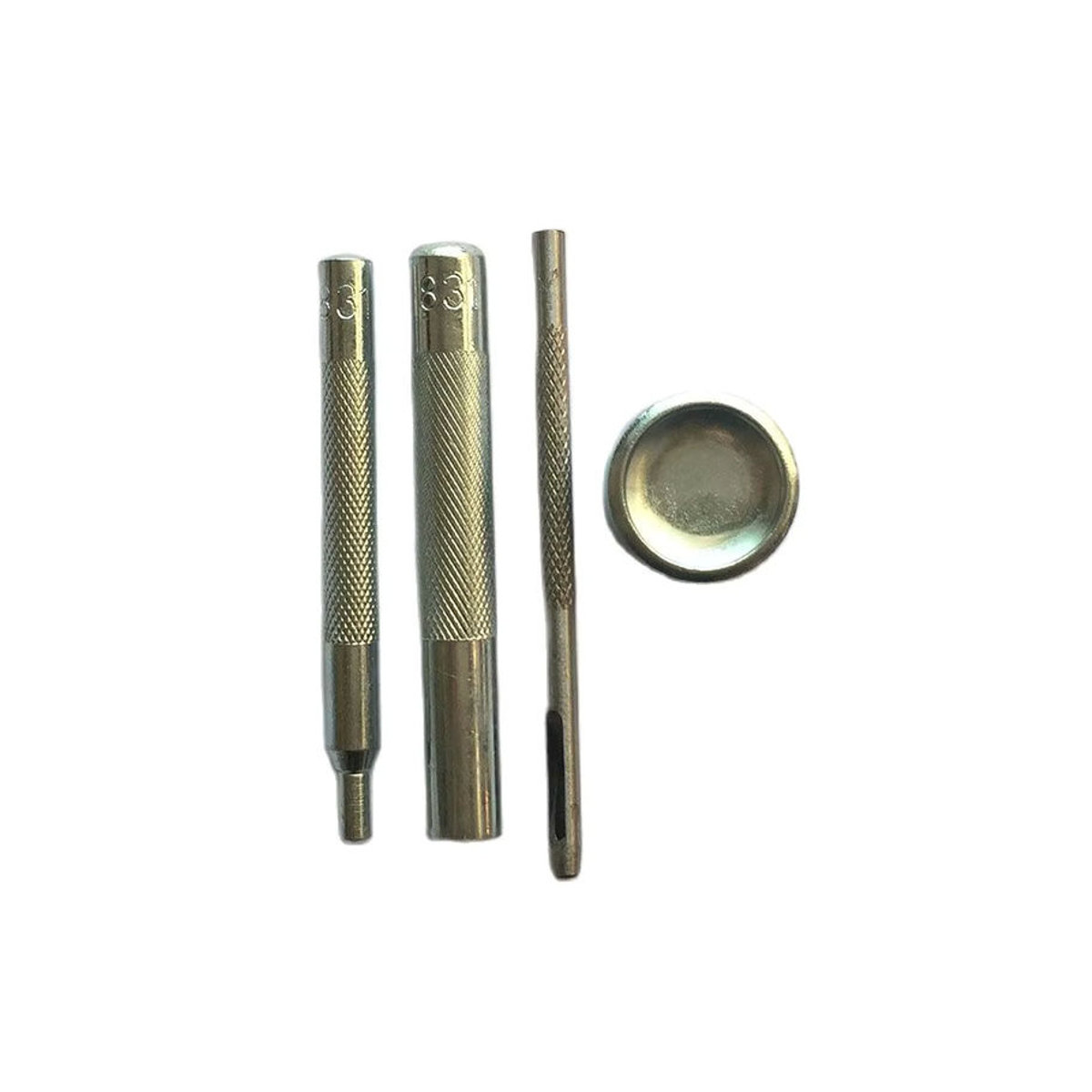 QIMONTON 50-teiliges Set Druckknöpfe aus Metall in Bunt mit 4 Installationswerkzeugen für Leder und Kleidung (10 mm, 12 mm, 15 mm) - Bild 3
