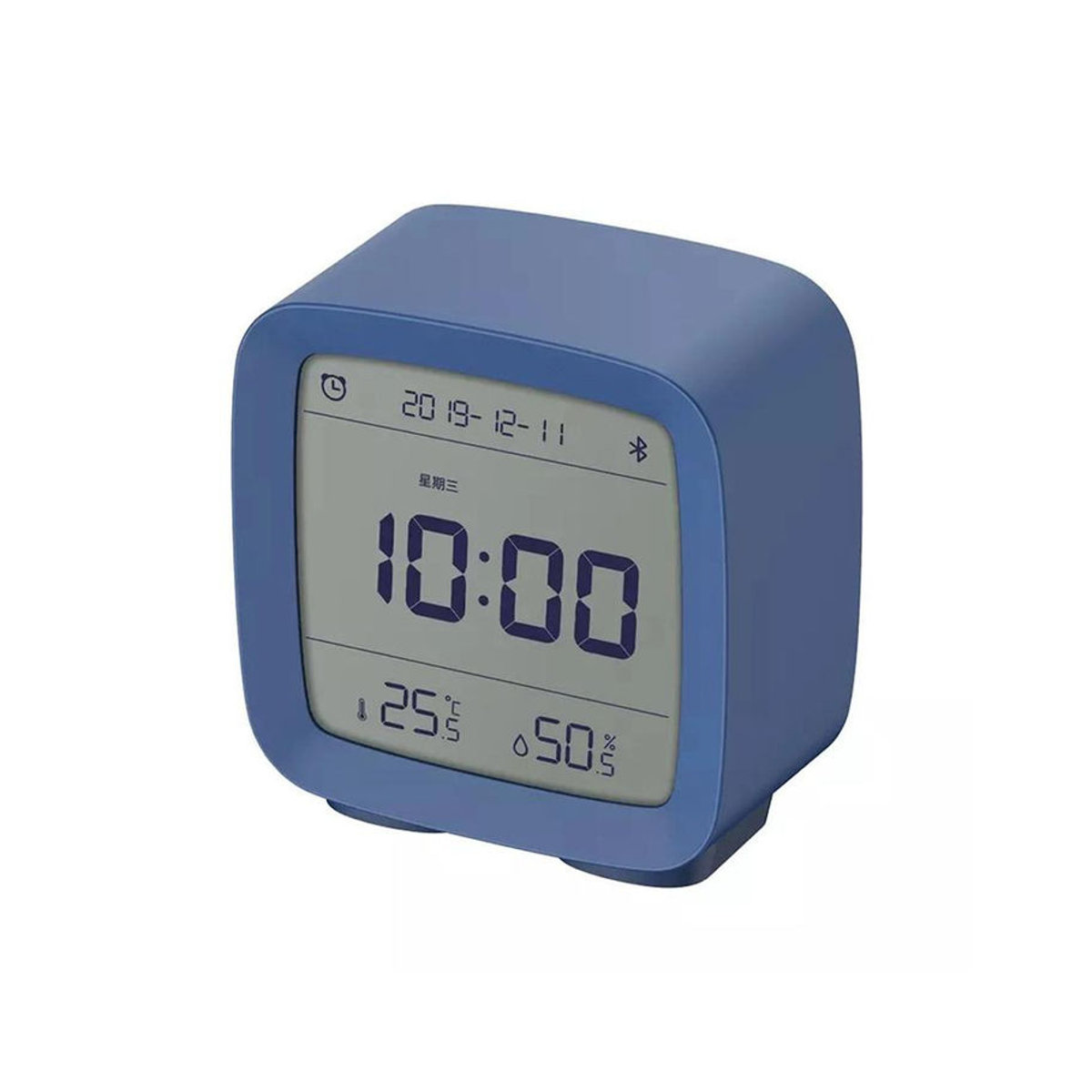 Qingping 3-in-1 Multifunktionsuhr mit Bluetooth, Wecker, Temperatur- und Feuchtigkeitsüberwachung sowie Nachtlicht in Blau - Bild 2