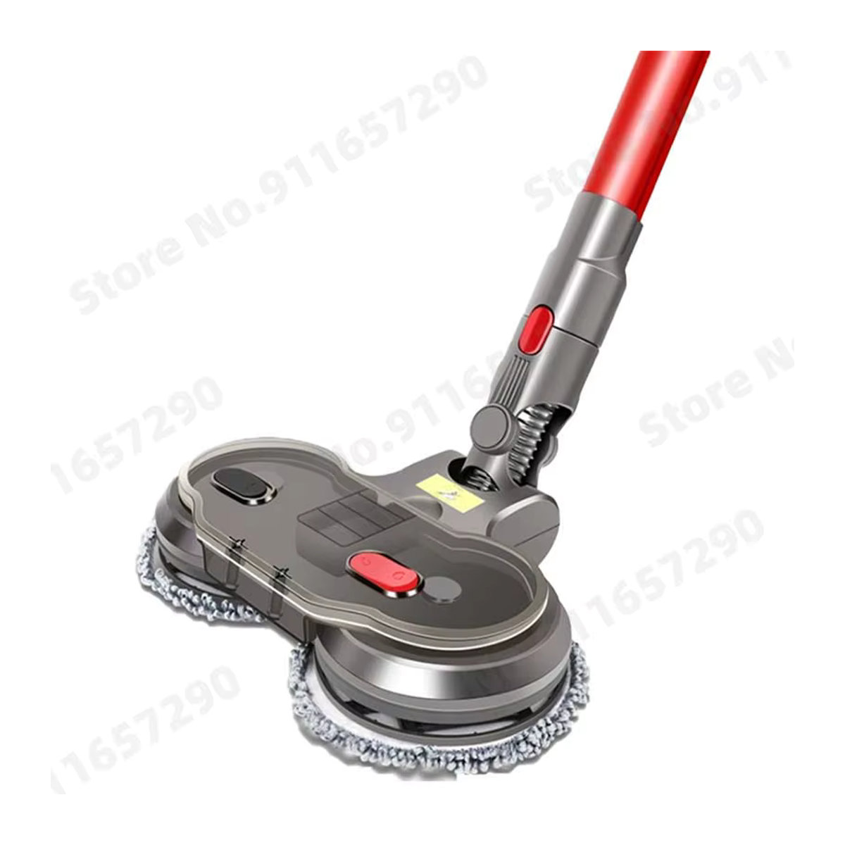 QIXIAO Zubehör Set für Dyson V7 V8 V10 V11 Staubsauger mit Mopp Kopf, Mopp Tuch und Wassertank in Grau - Bild 2