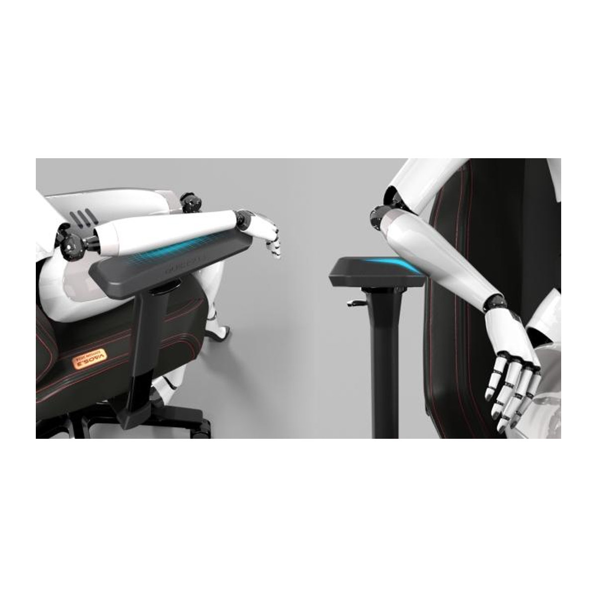 Quersus 360 Vaos 3.5 Onyx Schwarz Drehbarer Bürostuhl - Bild 3