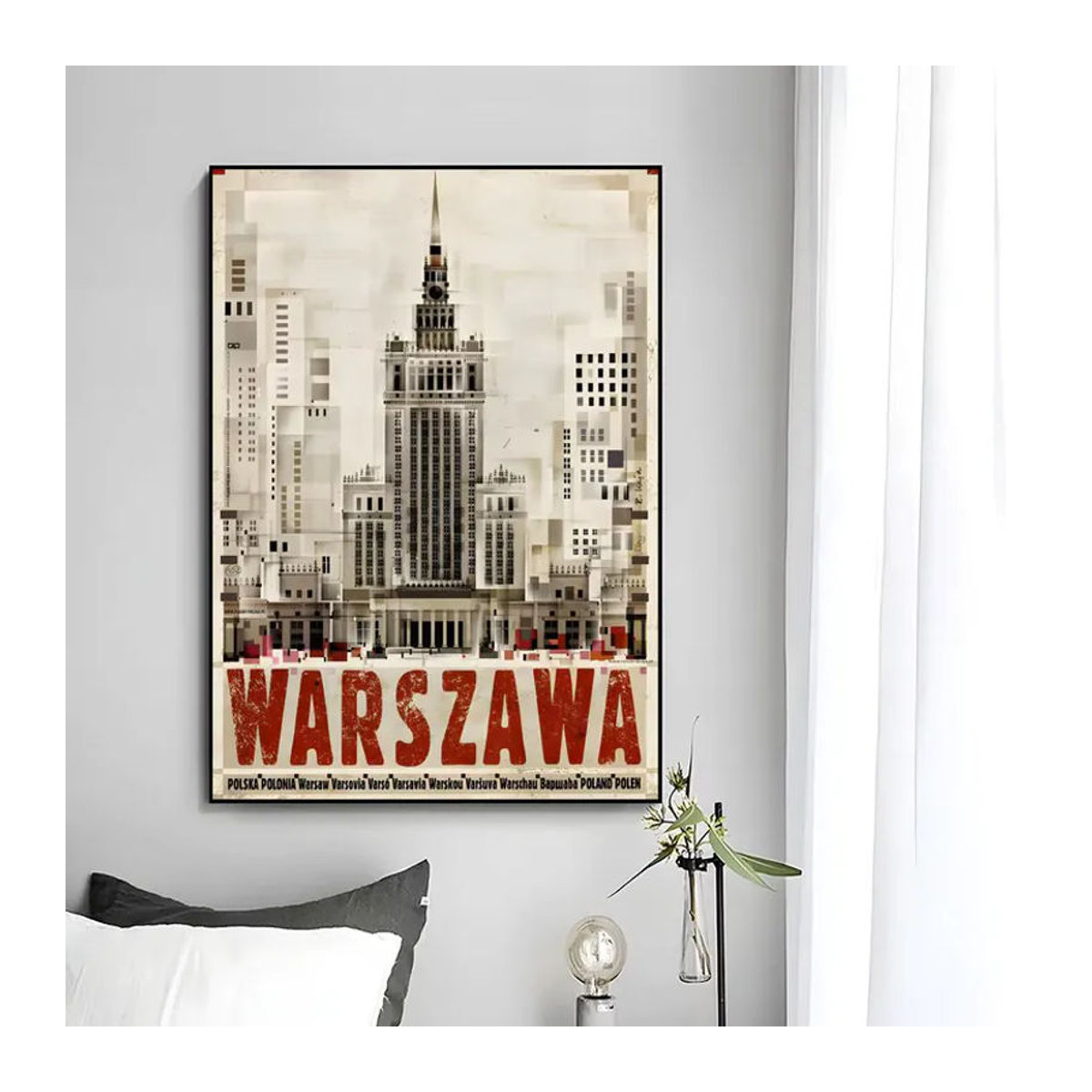 R-Ryszard K-Kaja Artworks Vintage Poster mit Tiermotiv, mehrfarbiges Wandbild auf Papier, ungerahmt, Hochformat - Bild 5