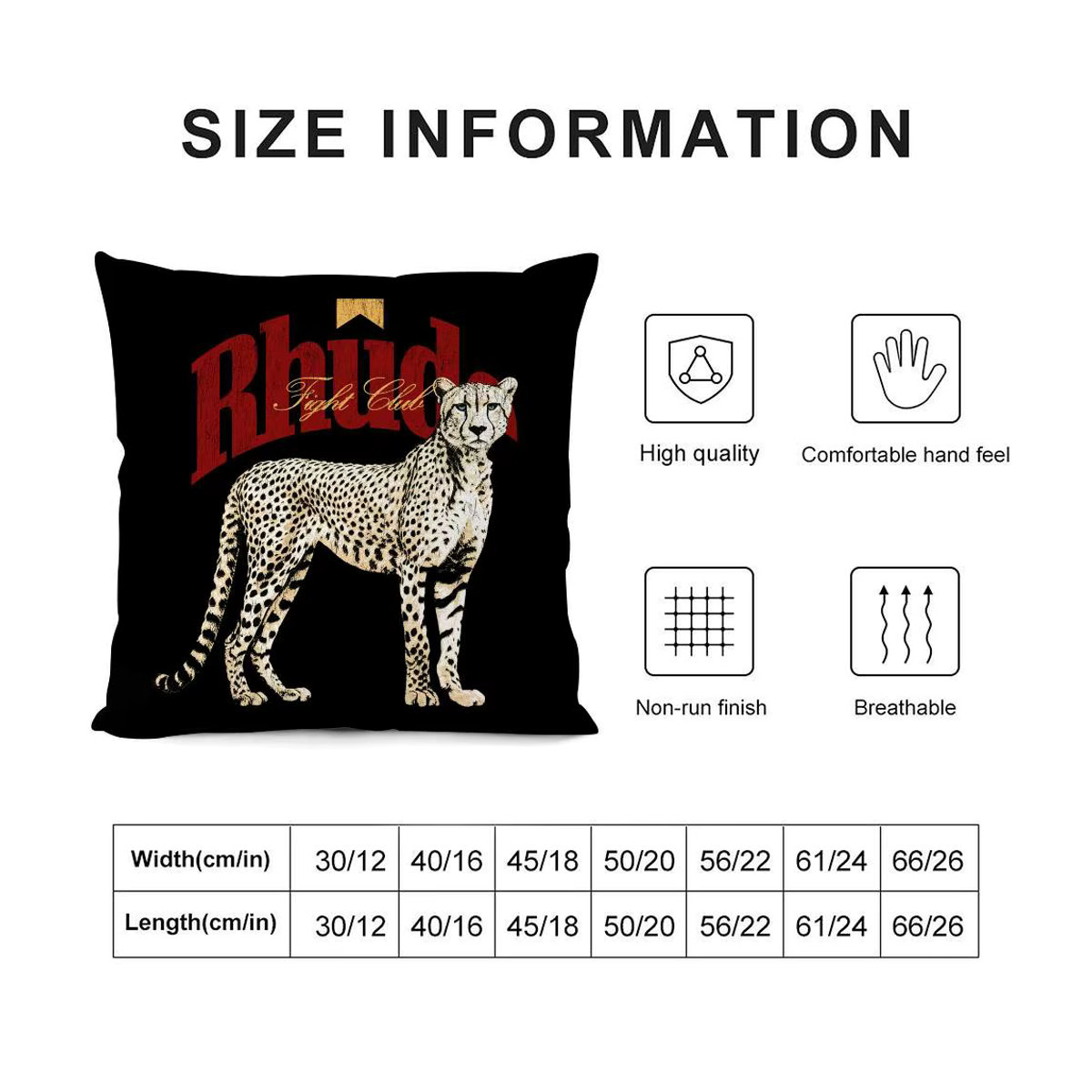 R_RHUDEs Kissenbezug aus weichem Plüschstoff mit doppelseitigem Druck für dein Sofa oder Deko-Kissen - Bild 5