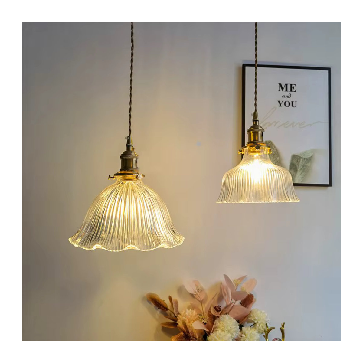 Ramalho LED Glas Kronleuchter in Bunt im Modernen Retro-Design - Bild 3