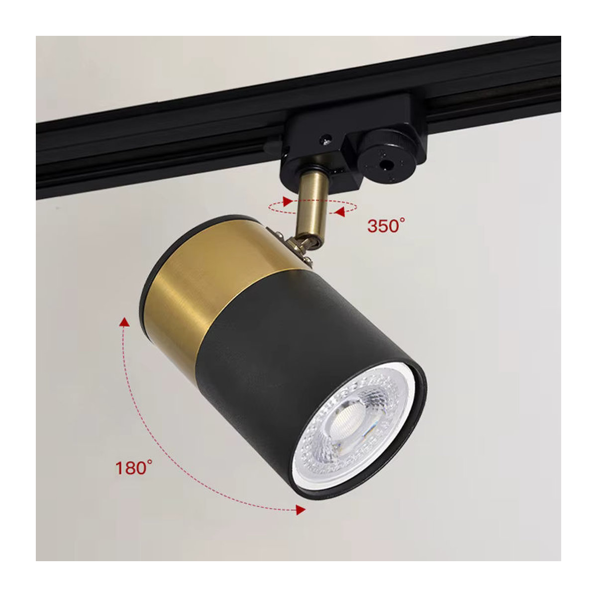 Ramalho Modern Schienenbeleuchtung mit austauschbaren GU10 LED-Leuchtmitteln für Wohnzimmer, Küche und Shop - Bild 4