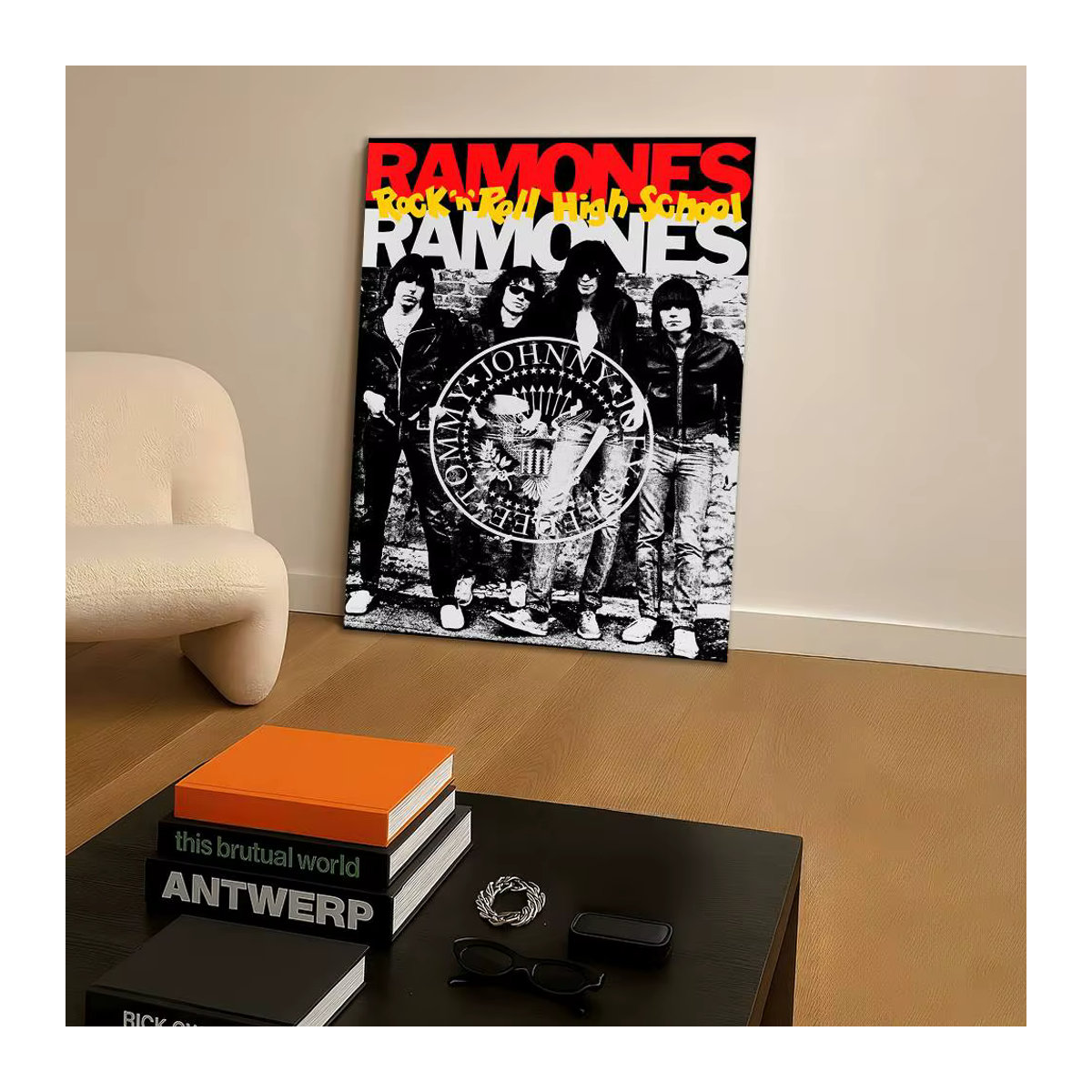 Ramones Album Rock Band Poster Wandkunst aus Papier, mehrfarbig, rechteckig - Bild 3