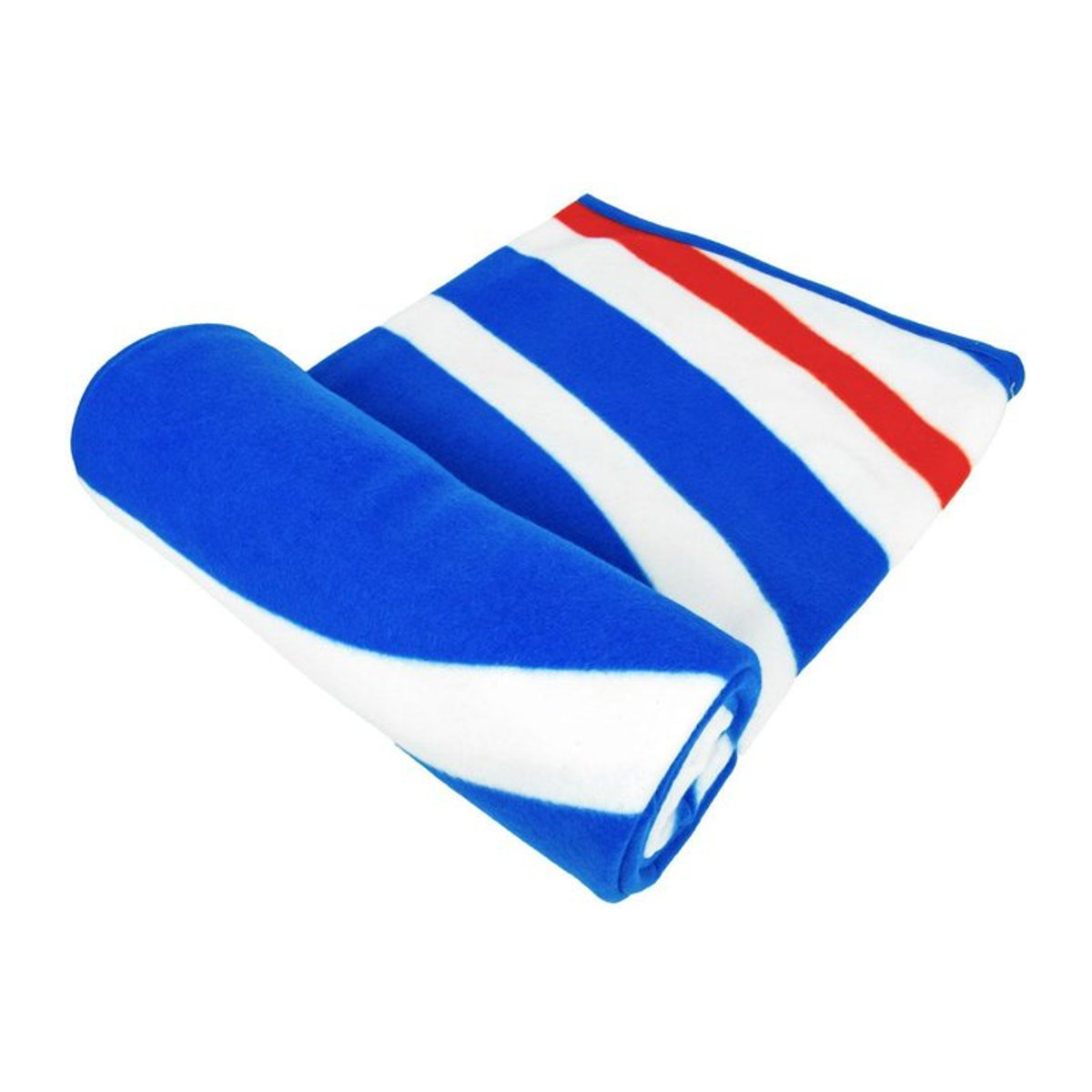 Rangers FC Pulse Fleecedecke in Rot/Blau, Breite: 150 cm - Bild 1