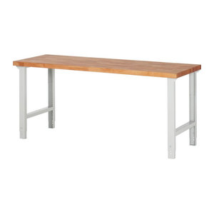 Rau Werkbank Basic Serie 7 Modell 7000-1 aus Buche, B/T/H: 200 x 70 x 79 cm